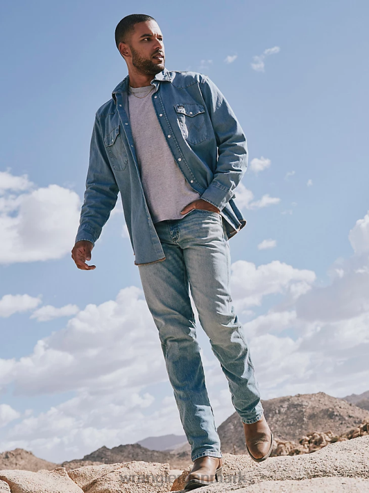 tøj Wrangler retro slim fit jean med lige ben bøffelpas (112326537) Mænd 06DT425