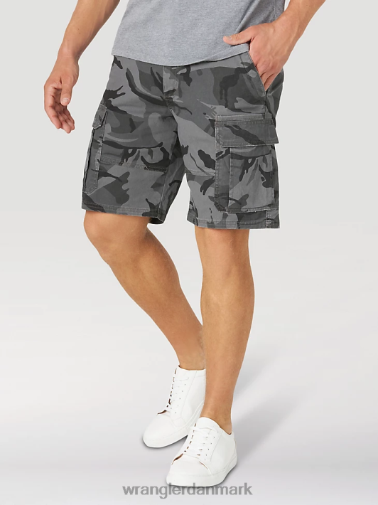 tøj Wrangler authentics stretch cargo short antracit camo (10zm6acgl) Mænd 06DT4562