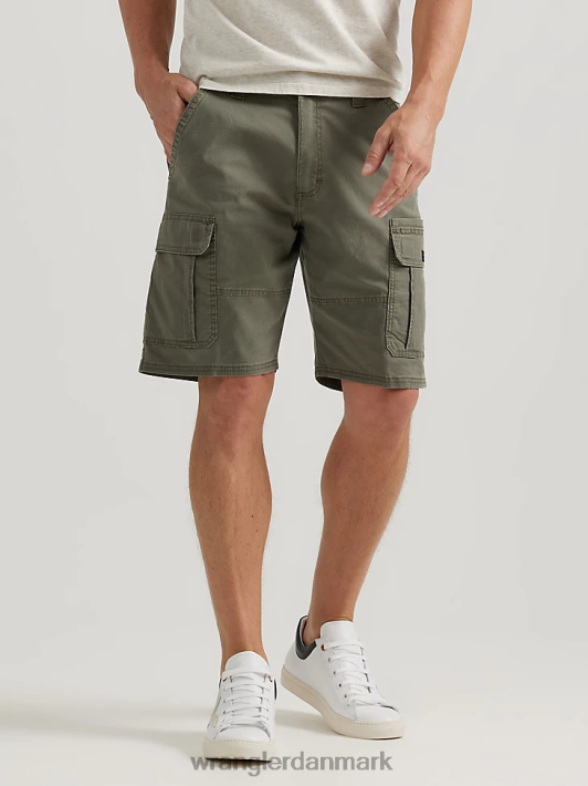 tøj Wrangler femstjernet premium cargo short oliven (112336221) Mænd 06DT4521