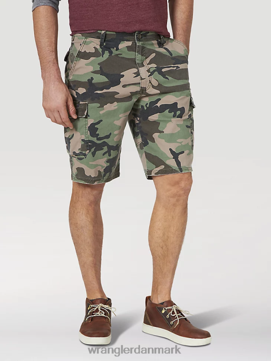 tøj Wrangler flex twill cargo short jungle camo (gwsnsgm) Mænd 06DT4547