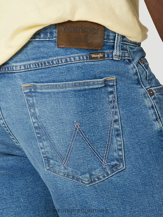 tøj Wrangler fri til at strække denim kort vintage indigo (112317151) Mænd 06DT4580