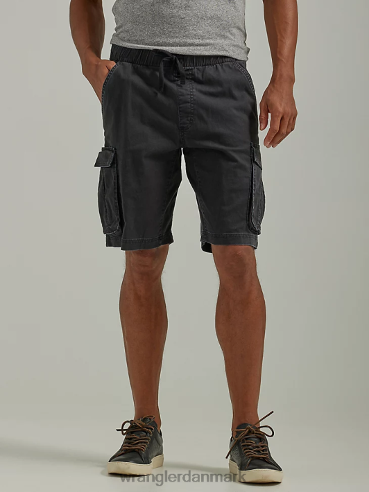 tøj Wrangler fri til at strække snoretræk kort vasket sort (112336240) Mænd 06DT4553