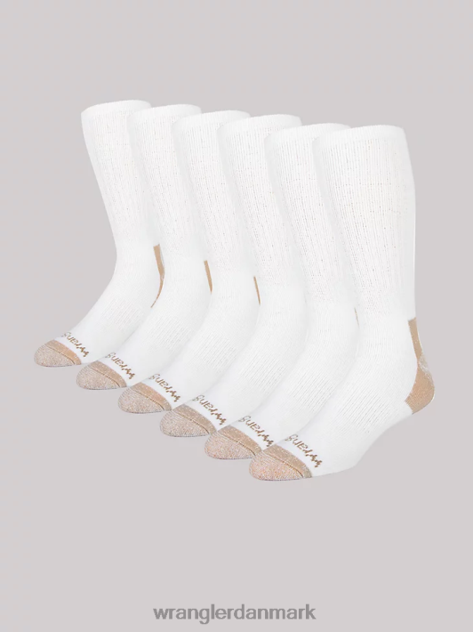 tilbehør Wrangler besætningsarbejdssokker (6-pak) hvid (112347655) Mænd 06DT4729
