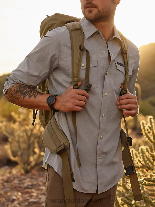 tøj Wrangler atg western skjorte Beringhavet (nsb92br) Mænd 06DT4642