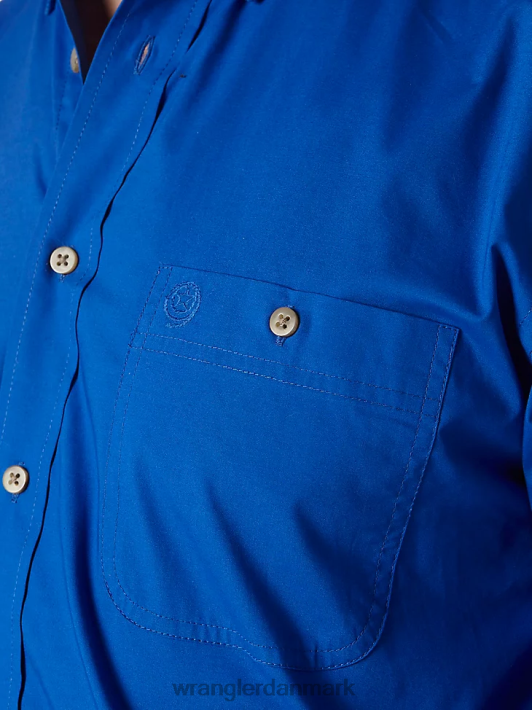 tøj Wrangler george strædet & national patriot solid skjorte med knapper kongeblå (mgs273b) Mænd 06DT4371