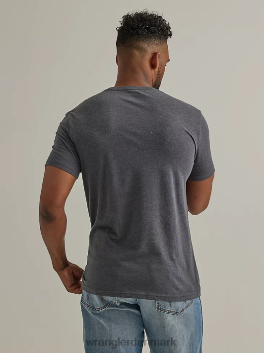 tøj Wrangler riggs arbejdstøj kortærmet henley askelyng (3w760ah) Mænd 06DT4271