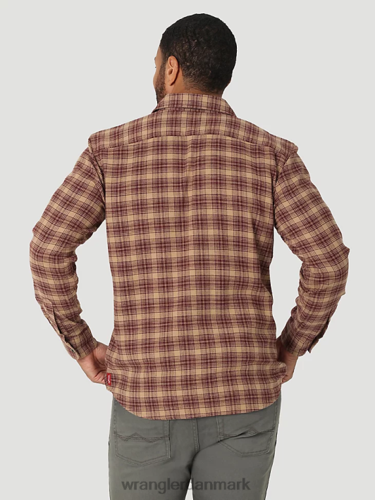 tøj Wrangler sky flannel fri til stretch skjorte forstenet eg (112324448) Mænd 06DT4382
