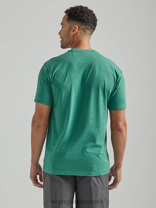 tøj Wrangler riggs workwear kortærmet 1 lomme ydeevne t-shirt gran (112324983) Mænd 06DT4282
