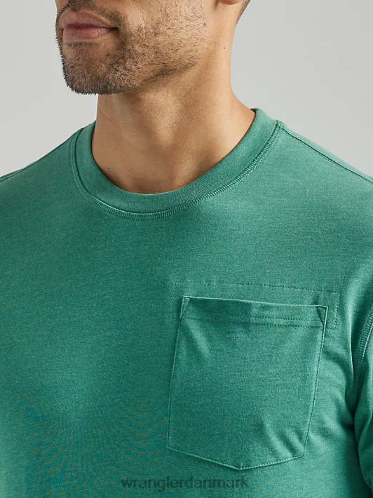 tøj Wrangler riggs workwear kortærmet 1 lomme ydeevne t-shirt gran (112324983) Mænd 06DT4282