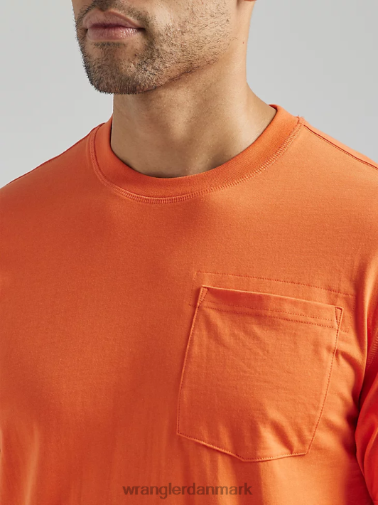 tøj Wrangler riggs workwear kortærmet 1 lomme ydeevne t-shirt koi (112324982) Mænd 06DT4283